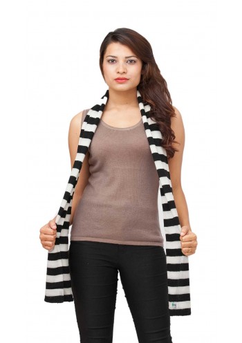 Brown Scoop-Neck Cashmere Tank Top Slip-On