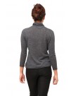  Gray Turtle Neck Cashmere Pullover Sweater