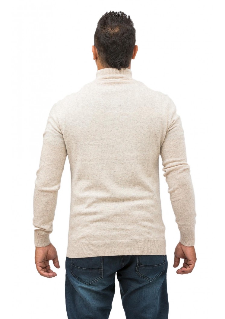 white quarter zip pullover mens