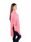 Multi Neckline Craving Pink Cashmere Cape Poncho