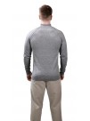 Men's Button Mock -Neck Cashmere Sweater 