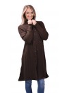 100% Yak Posh Brown Cashmere Long Coat