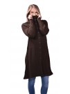 100% Yak Posh Brown Cashmere Long Coat