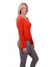 Posh Red Cashmere Top