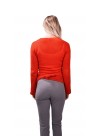 Posh Red Cashmere Top