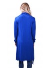 Posh Blue Cashmere Long Coat