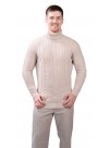 Posh Men's Cashmere High Neck Sweater