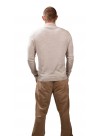 Modern Mock Neck, Off White Quarter-Zip Cashmere Pullover Sweater