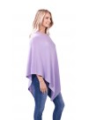 Soft Purple Cashmere Poncho